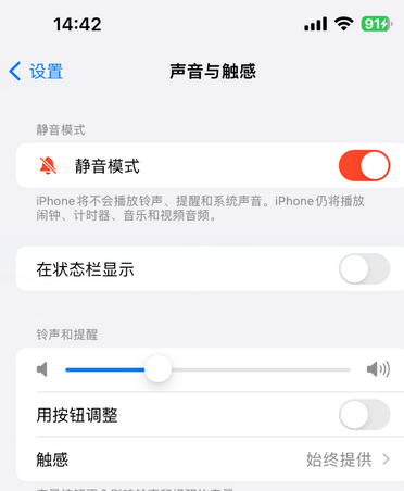 右江苹果15Pro维修网点分享iPhone15Pro系列机型中隐藏静音图标 